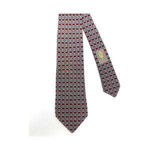 80s GUCCI grey GG silk TIE