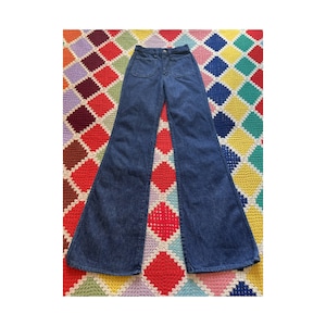 70er SUPER_RIFLE Denim FLARED Damenjeans (W28-L36)