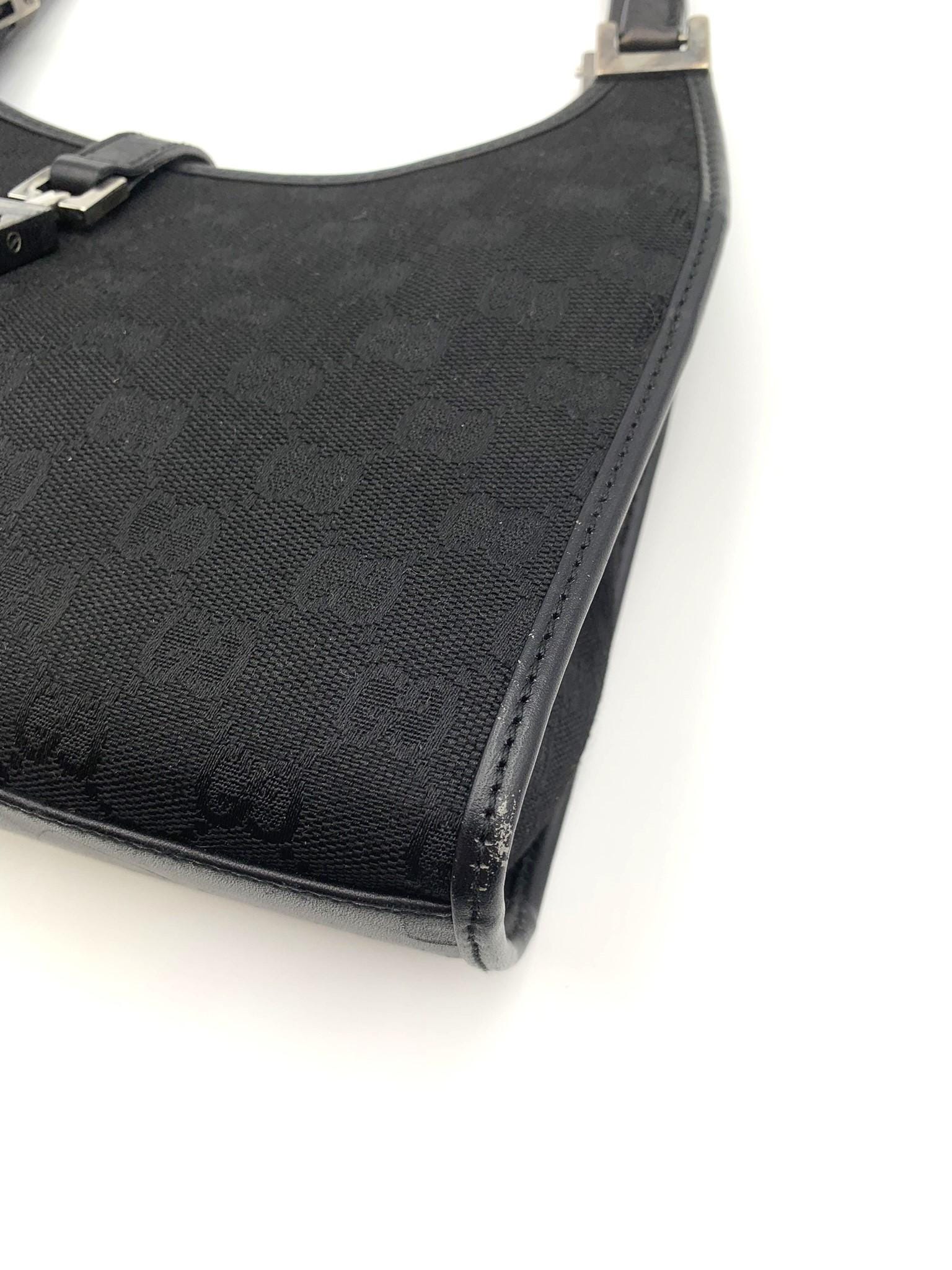 2000年代のGUCCI GGモノグラム ブラック ジャッキーバッグ - Etsy 日本