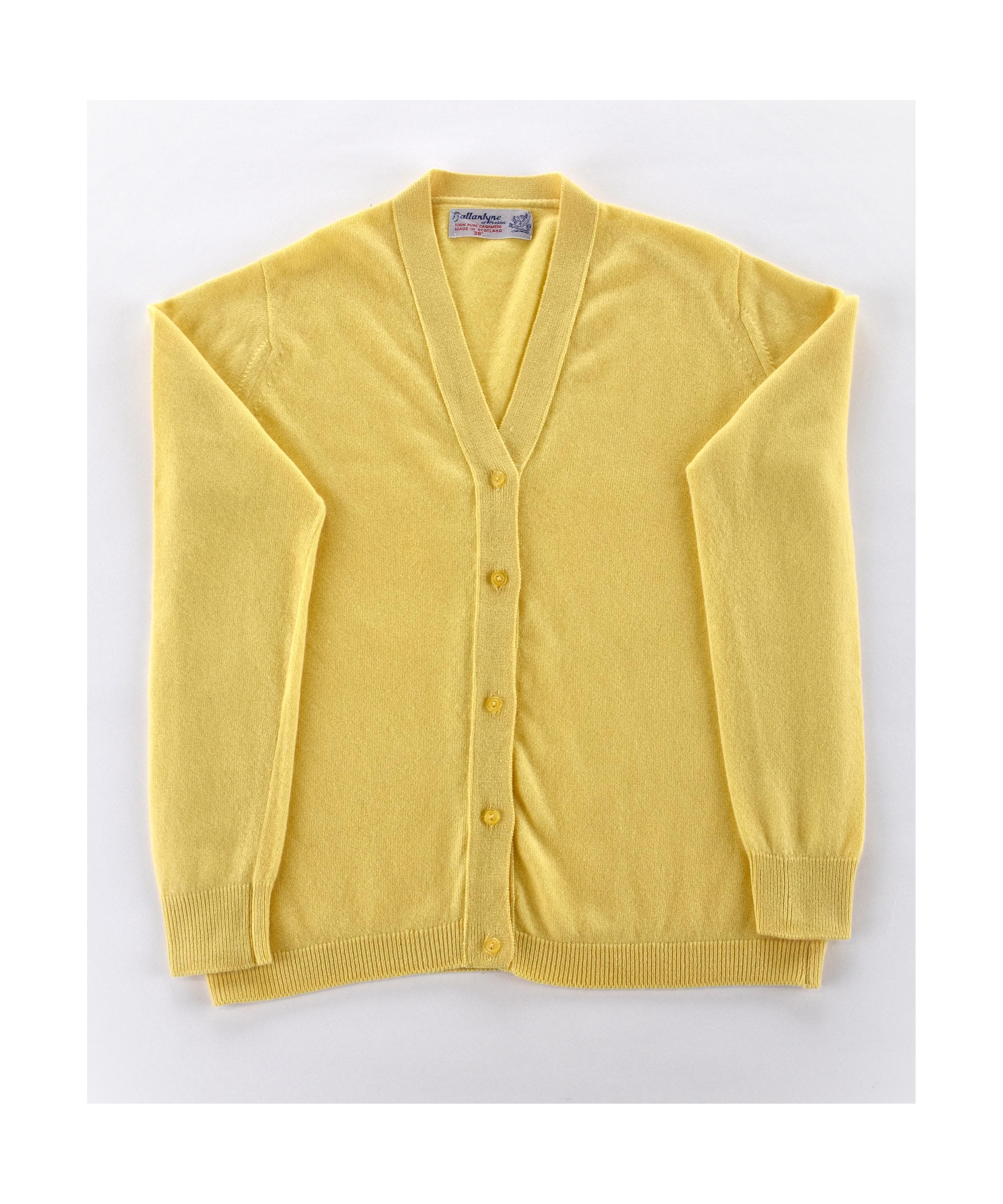 トップス 90s Ballantyne Pure Cashmere Cardigan 48 Vintage Ballantyne 100% Pure Cashmere Made In Scotland Blue