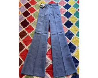 70s SUPER_RIFLE denim FLARED woman JEANS (W27-L36)