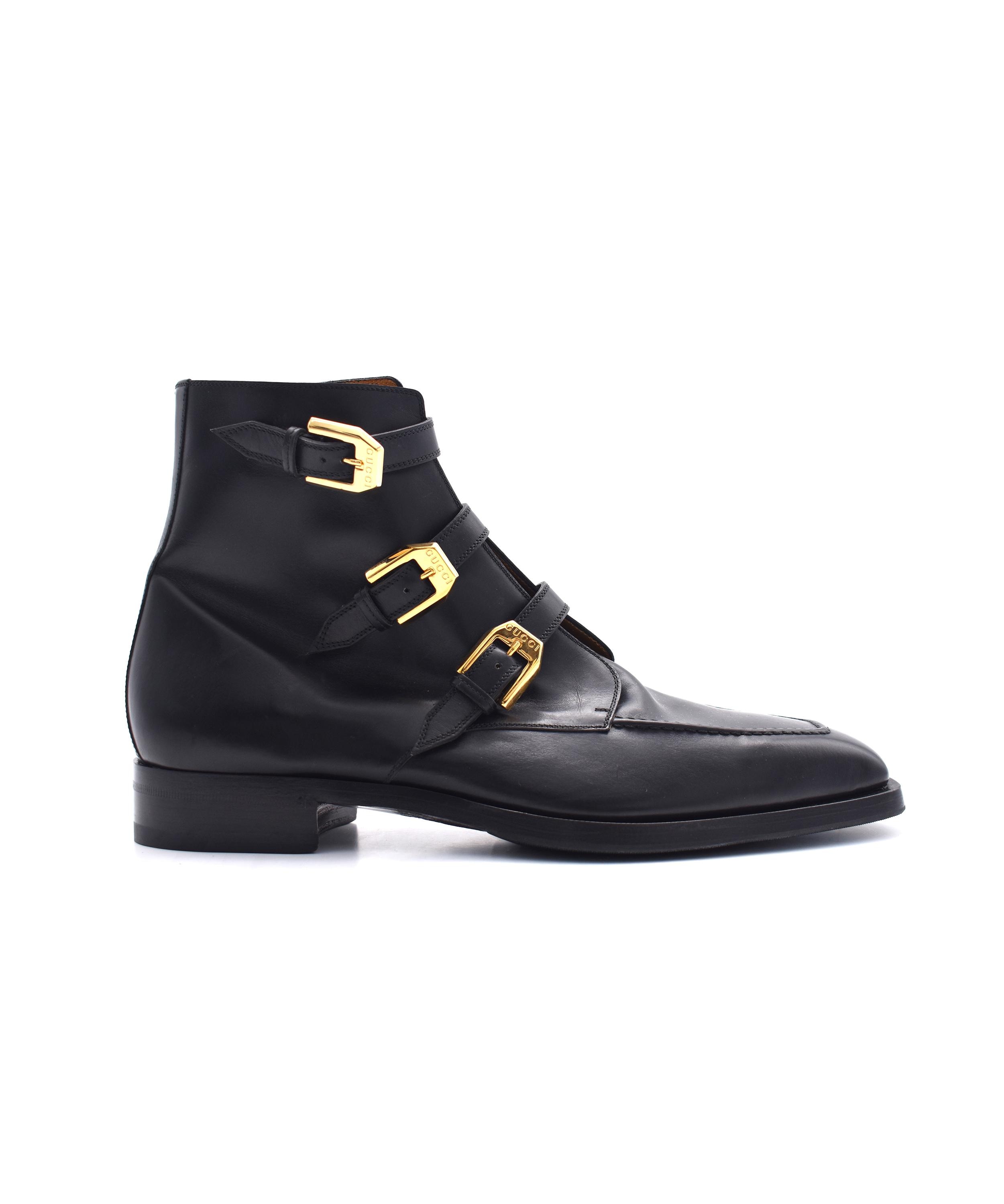 GUCCI Black Leather Man Ankle Boots Size 43EU - 9UK - Etsy display picture 3