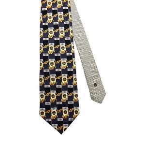 90s GIANNI VERSACE golden jellyfish tie