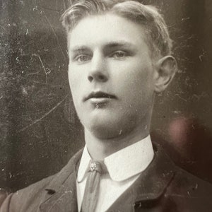 Young Blonde Scholar! Cute Blue Eyes - Gay Int. - Antique/ Vintage Original CDV Photo - Time Got Away From Us