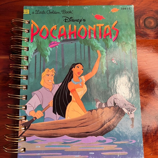 Pocahontas - Little Golden Book - Journal Diary Notebook Planner