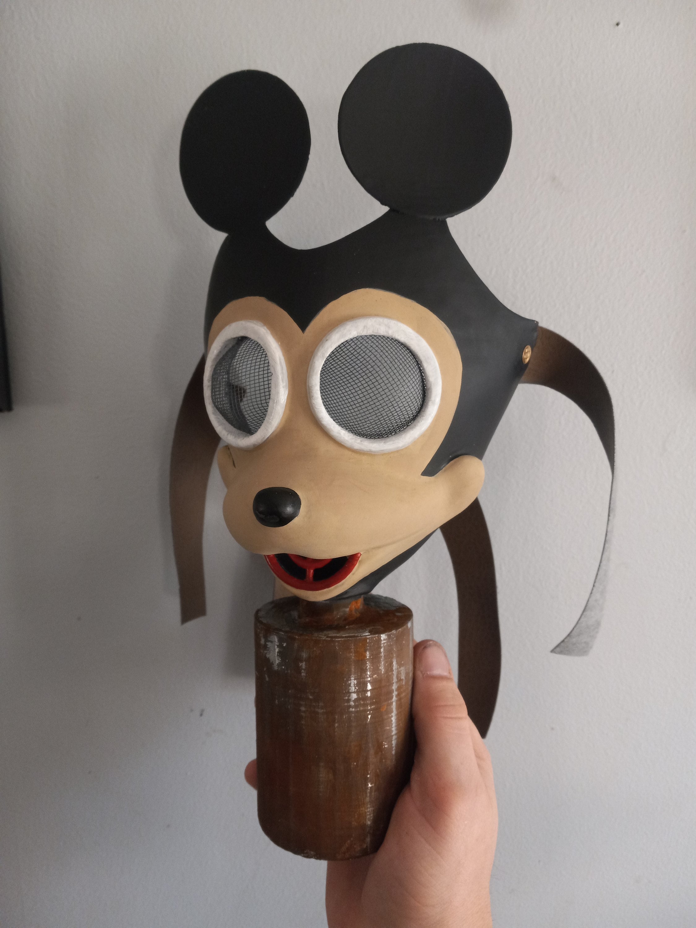 マウスチャイルド用第二次世界大戦ガスマスクディスプレイレプリカ