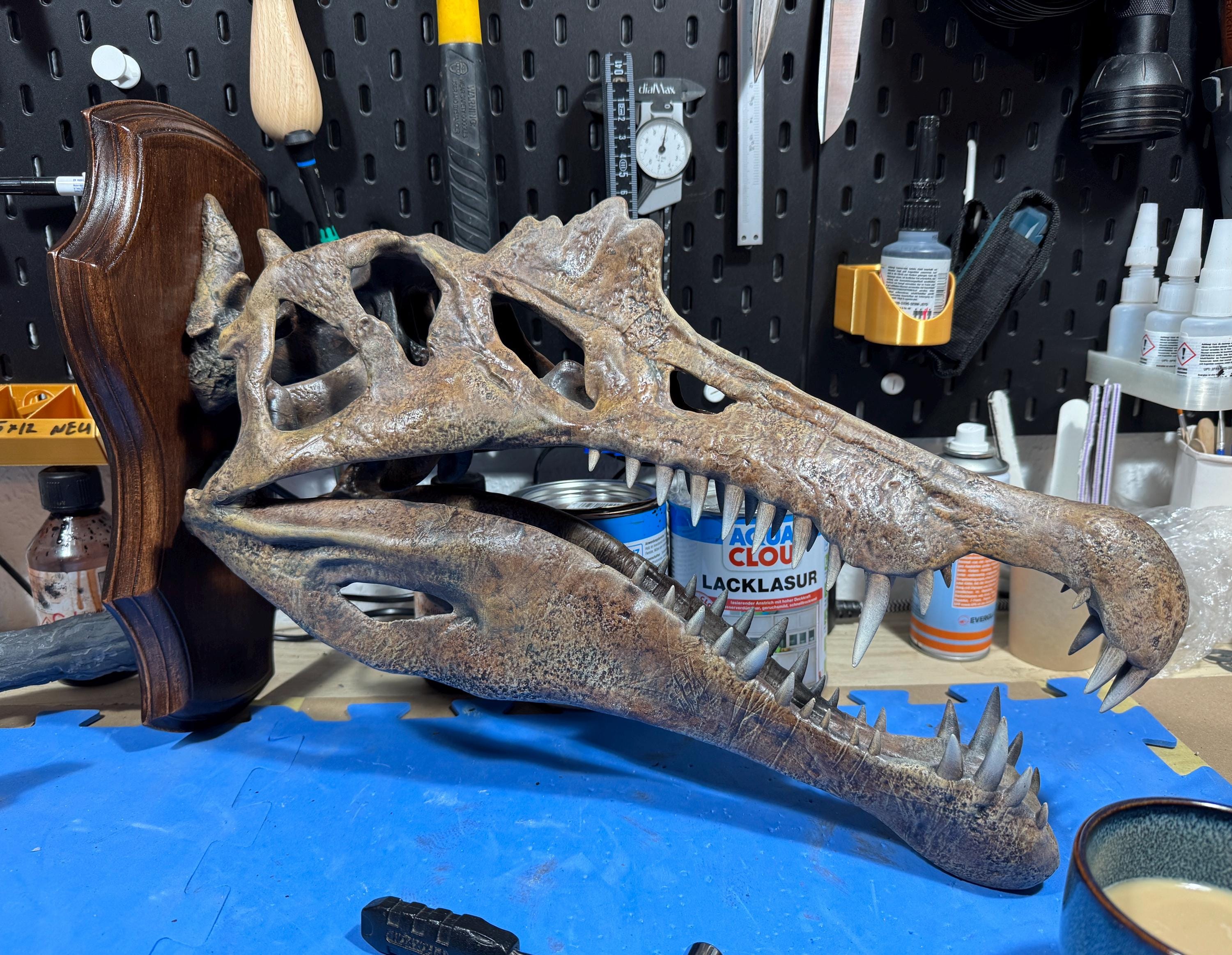 Wallmounted Spinosaurus Aegyptiacus 1915 Skull Replica Wallmounted Spinosaurus Aegyptiacus 1915 Skull Replica