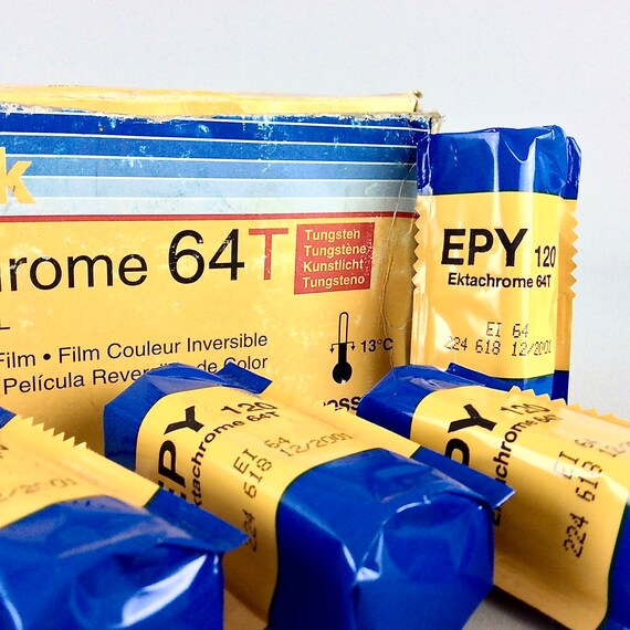 Kodak Ektachrome 64T タングステン 120 フィルム (5 枚パック 