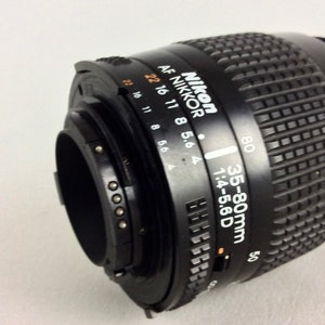 Nikon AF NIKKOR 35-80 1:4-5.6 D Nikon 35-80mm F4-5.6 D Nikkor Autofocus Zoom Lens - Black