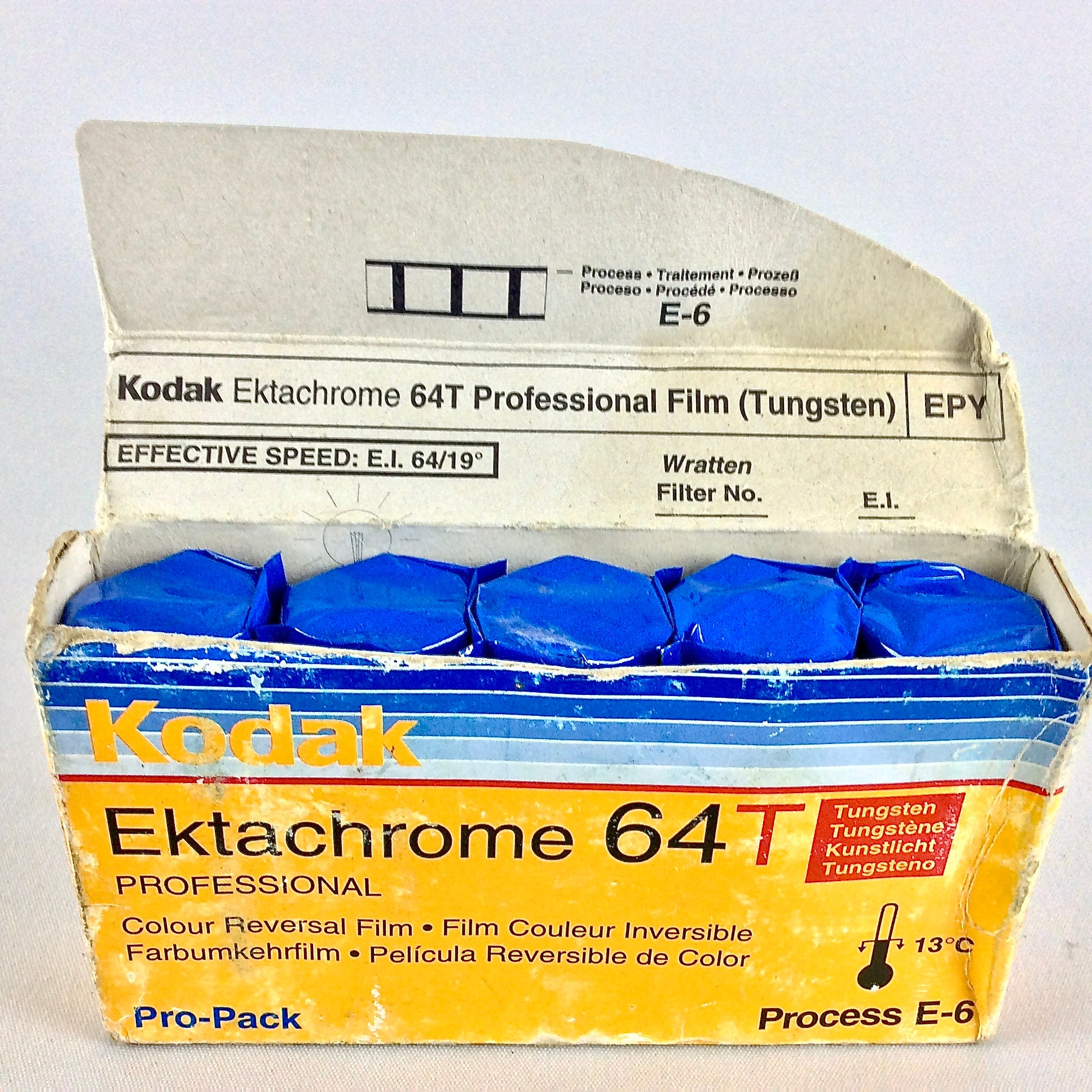 Kodak Ektachrome 64T タングステン 120 フィルム (5 枚パック 