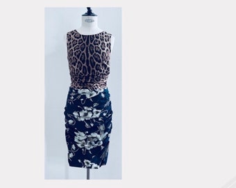Dolce & Gabbana Seidenkleid -2 verschiedene Prints