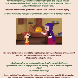 Learn Spanish, Learn English, Hansel and Gretel