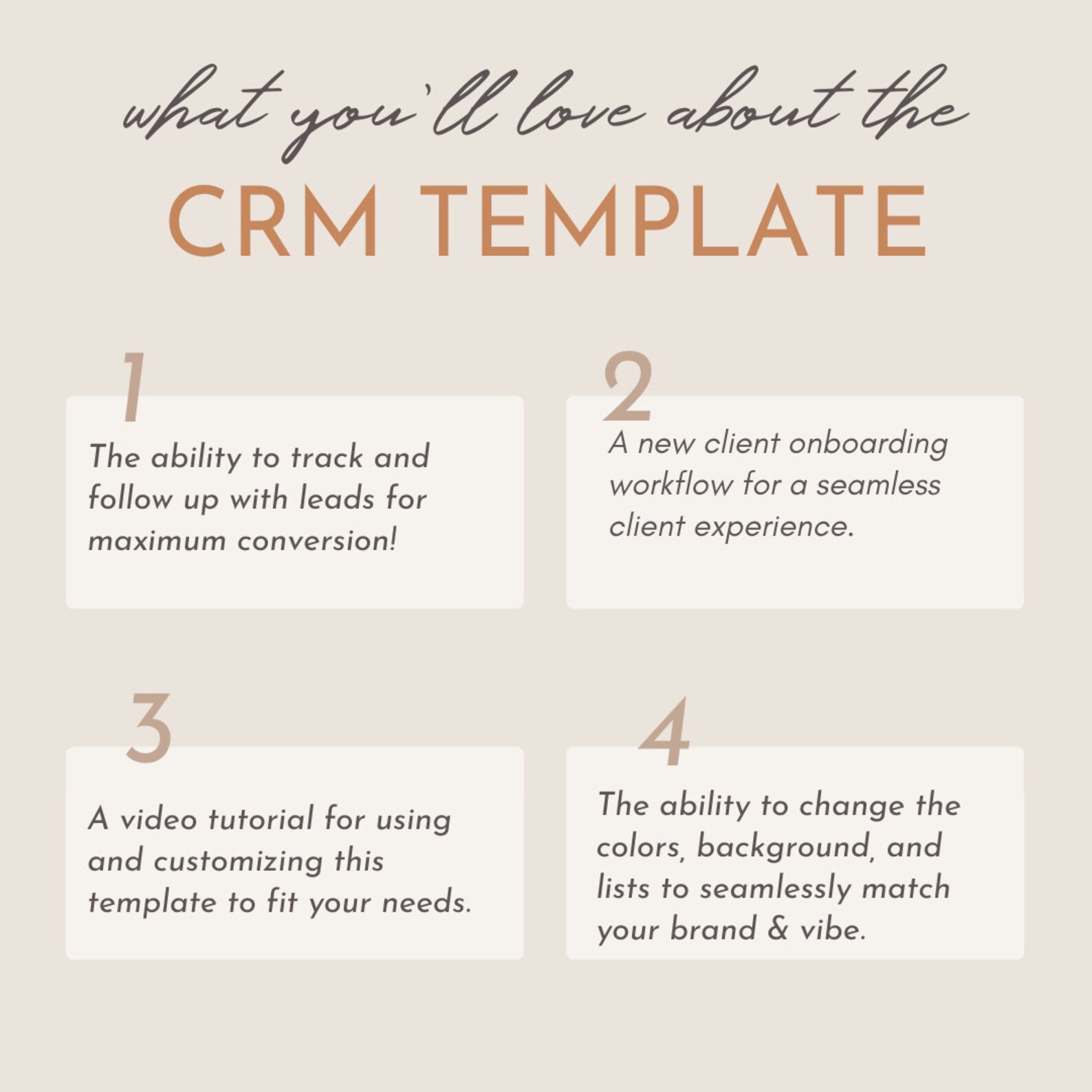 CRM Trello Template Customer Relationship Management Etsy