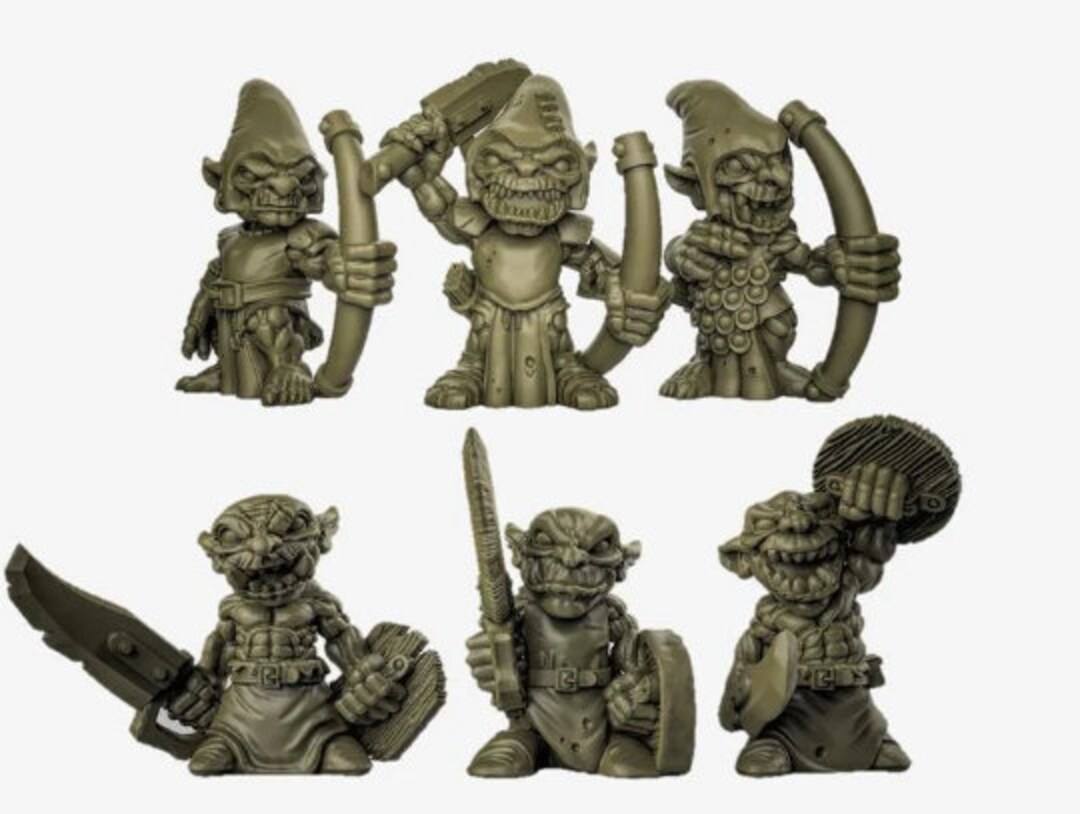 Miniature Resin Goblins-for D&amp;D Dungeons &amp; Dragons or Table - Etsy
