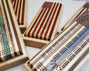 Cribbage Board with storage