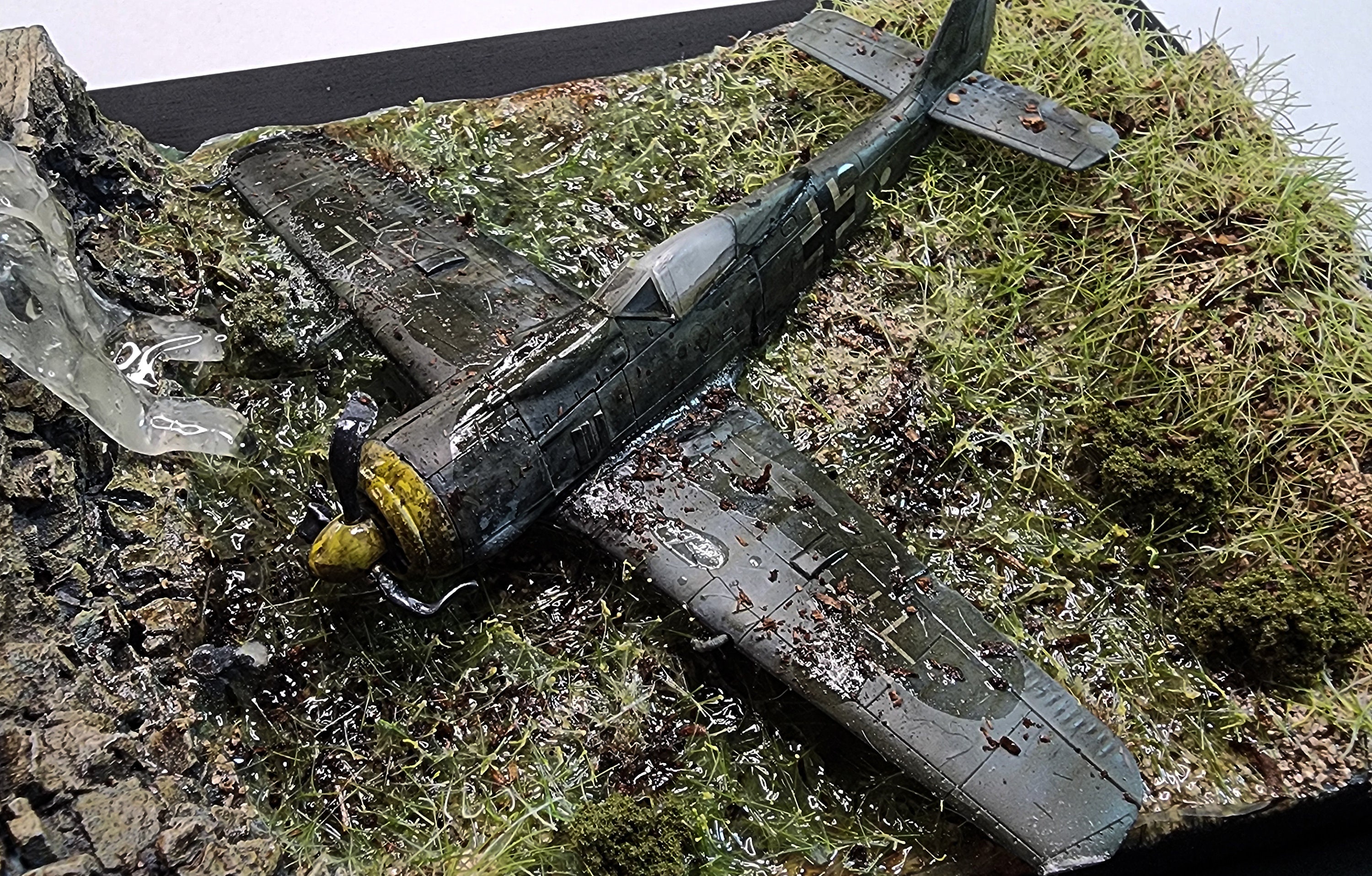 Epoxy Resin Diorama Plane CRASHED FW190-A8 FOCKE-WULF - Etsy