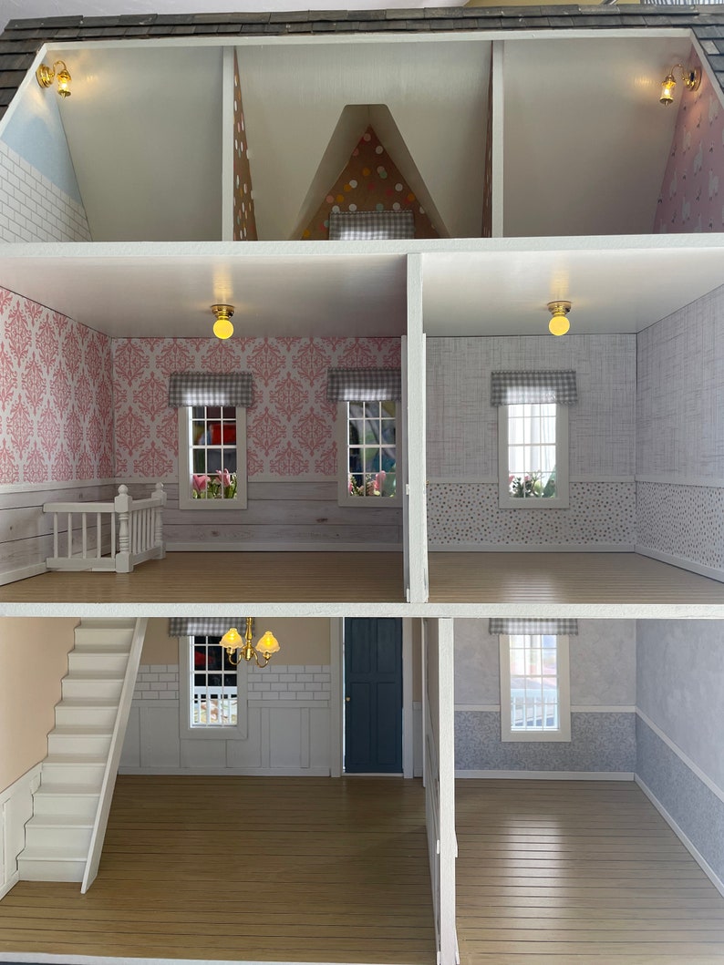 Dollhouse Fully Assembled Custom Built Heirloom Quality Etsy