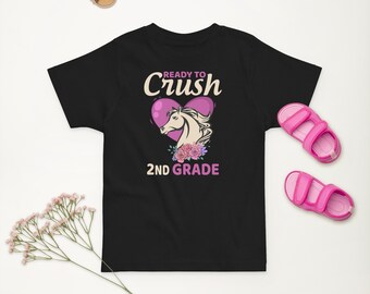 back to school Ready To Crush 2nd Grade t-shirt, shirt,school clot,kids graduation tee,gift for children, cute funny gift,ready to crush