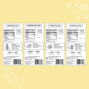 Simple Times All Natural Cocktail Mixers - Classics 4-Pack nutrition facts