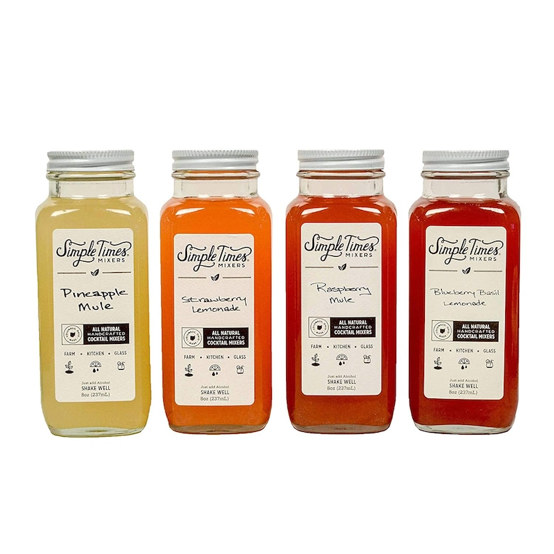 Simple Times All Natural Cocktail Mixers - Classics 4-Pack