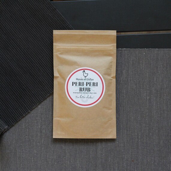 Peri Peri Rub Chicken Seasoning BBQ Rubs 100 Etsy UK