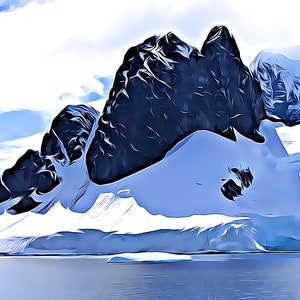 Antarctica Peninsula Mountains