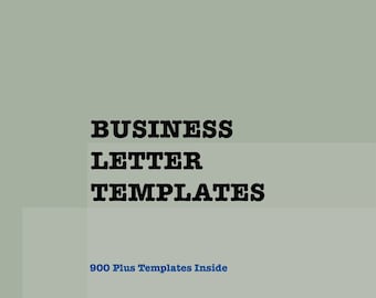 Business Letter Templates | 900 Plus Templates| PDF Download