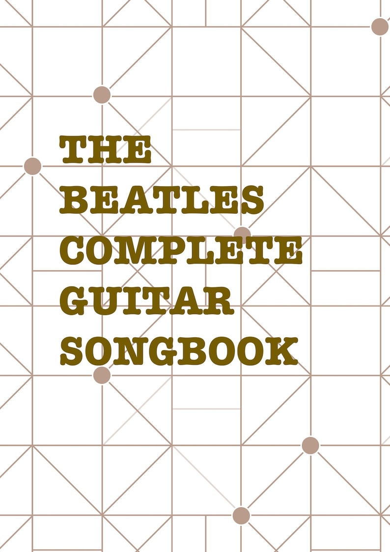 The Beatles Complete Chord Songbook | PDF Download - Etsy