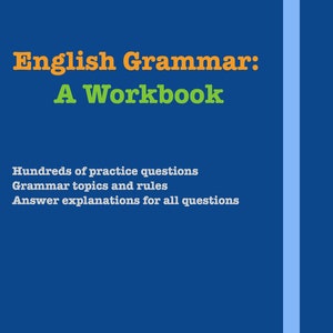 English Grammar Workbook | PDF Book Download | Printable