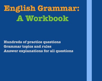 English Grammar Workbook | PDF Book Download | Printable