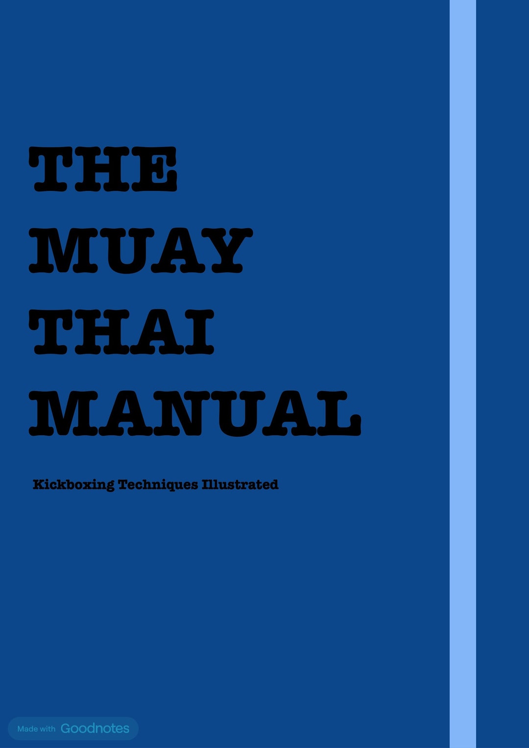 The Muay Thai Manual | Illustrated Kickboxing Techniques | PDF Download ...