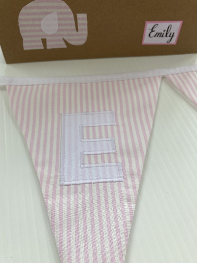 Fabric Bunting for Newborn, Childs' room, Special Occasion... zdjęcie 5