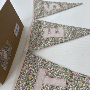 Fabric Bunting for Newborn, Childs' room, Special Occasion... zdjęcie 2