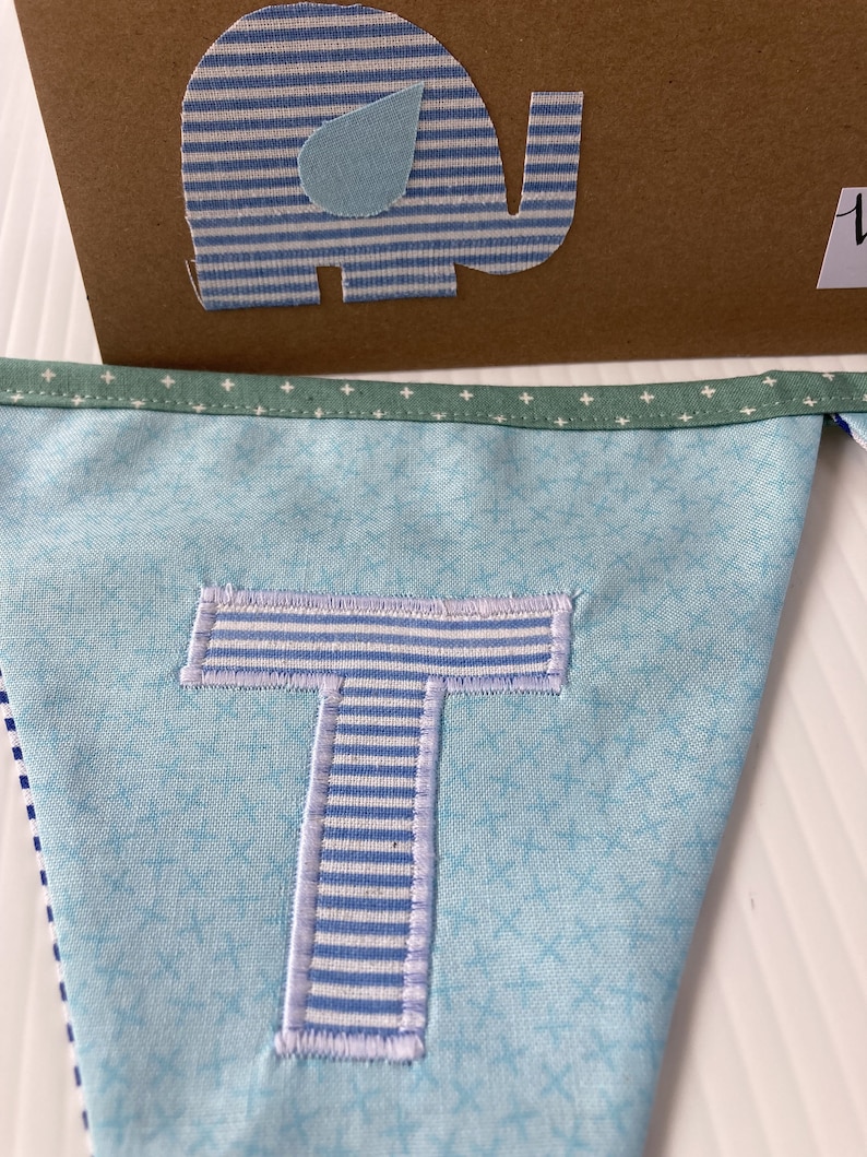 Fabric Bunting for Newborn, Childs' room, Special Occasion... zdjęcie 4