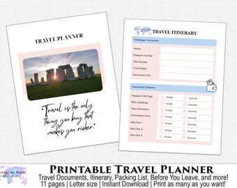 Reseplanerare, utskrivbar reseplanerare, digital reseplanerare, semesterplanerare, resplanerare, bilresaplanerare