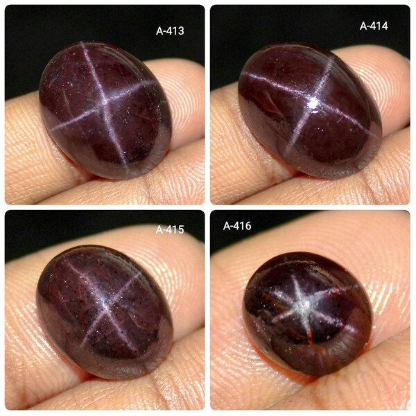 Mind Blowing Star Garnet Gemstone, Natural Star Garnet Cabochon, 4 Rays Garnet, Star Garnet, Loose Garnet Gemstone, Gift for Her, Garnet,