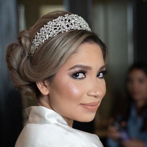 bridal headpieces swarovski crystals