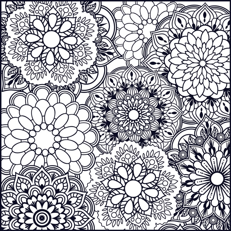 7000+ Pages Kids & Adult Digital Coloring Books,pages Instant Download ...