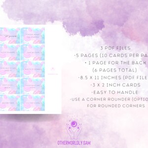 Self Validation Cards.pdf 50 Self Care and Validation Printable Cards | Printable Self Care Self ...