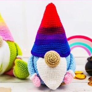 Herr Wichtel Amigurumi Häkelanleitung - Digitaler Download PDF, Amigurumi PDF, Wichtelgeschenk, Häkelanleitung