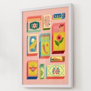 Graphic Matchbox Poster