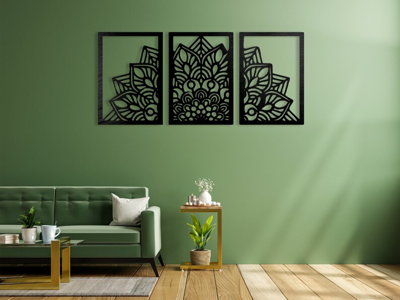 Mandala Wall Art Metal Wall Decor Mandala Wall Art Gift for Etsy