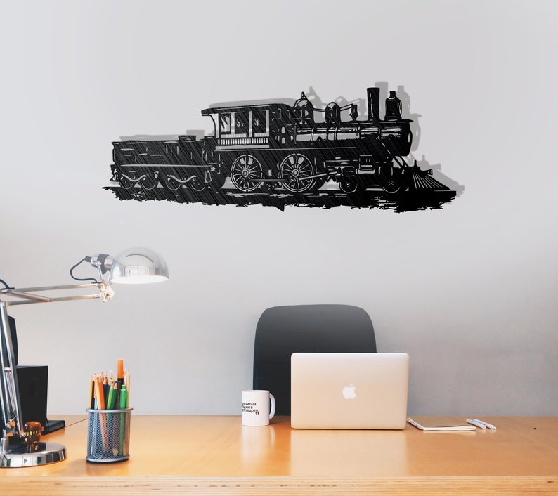 Train Metal Wall Decor Metal Wall Art Wall Decor Interior Etsy