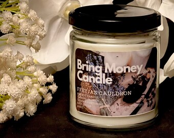 Bring Money Spell Candle