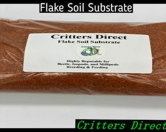 Flake Soil, Premium Beetle, Isopod and Millipede Substrate