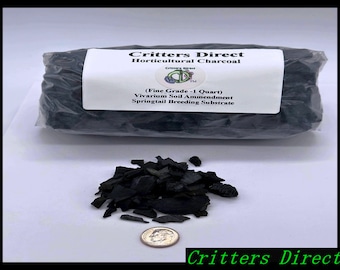 Activated Horticultural Charcoal, Vivarium Soil Amendment and Springtail Breeding Substrate