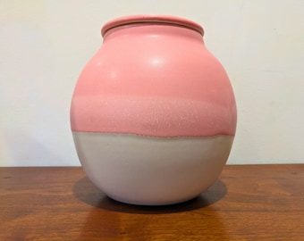Hand Thrown Ceramic Cremation Urn: Modern Memorial Keepsake
