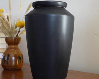 Personalized Large Ceramic Urn for Human Ashes: Handmade Memorial Keepsake
