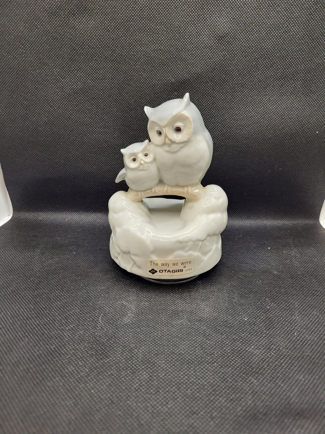 Otagiri Fine Porcelain Owls Music Box Plays the Way We Etsy