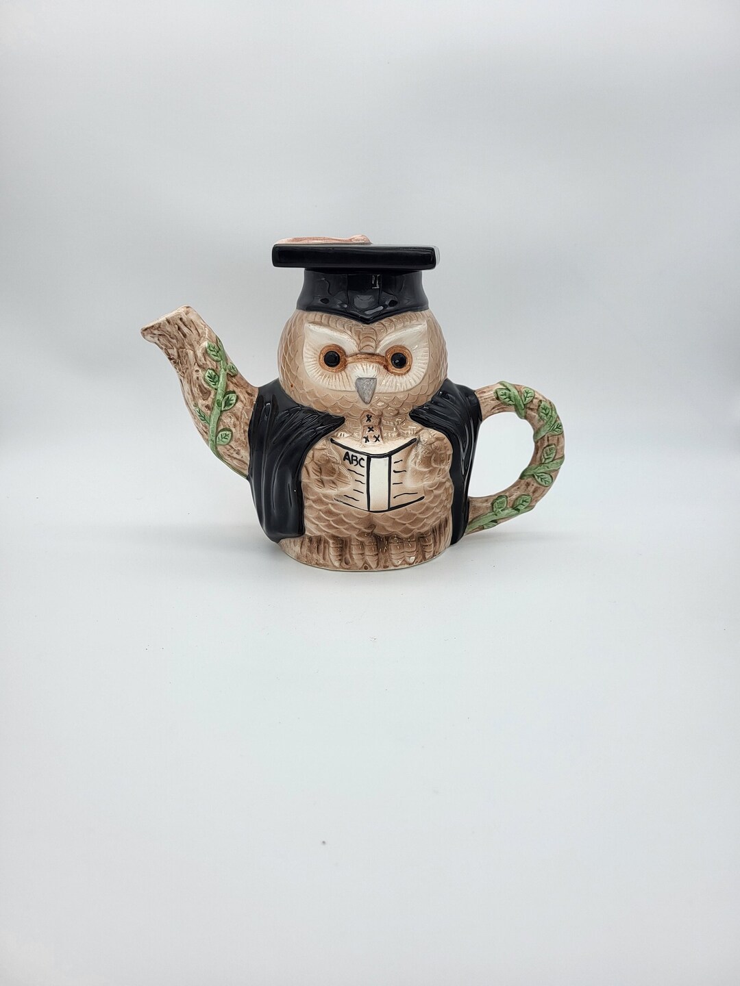 Vintage Sadler Novelty Teapot Graduation Owl Teapot Made Etsy